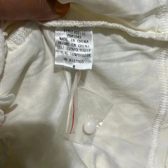 Entro white lace dress M - Picture 8 of 9